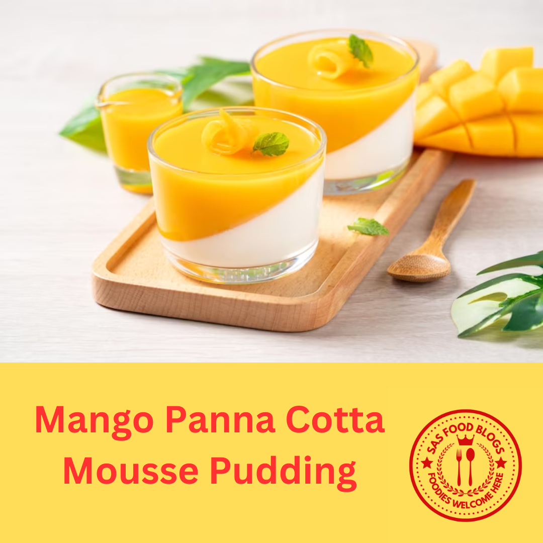 Mango Panna Cotta Mousse Pudding