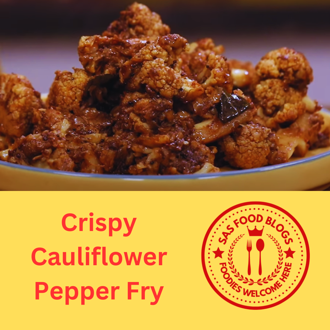 Crispy Cauliflower Pepper Fry