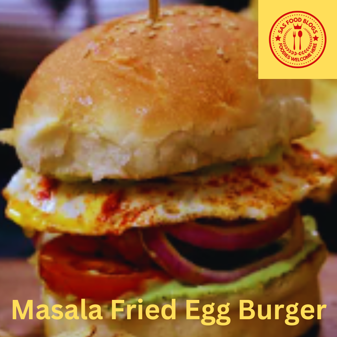 Masala Fried Egg Burger